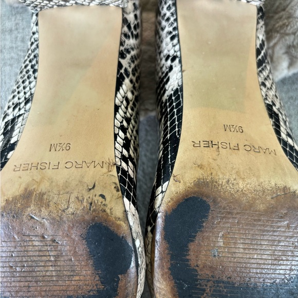 Marc Fisher Snakeskin Pumps Heals Size 9.5 M - Picture 8 of 10